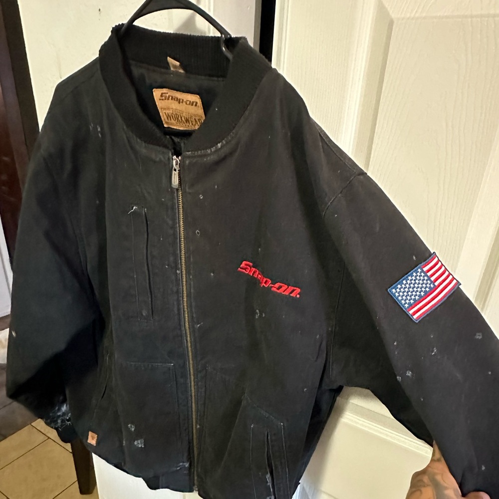 Used snap on work jacket